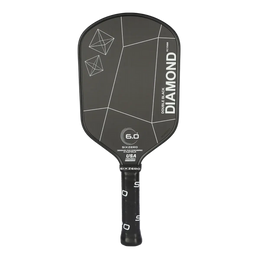 Six Zero Double Black Diamond Elongated Control 15mm Pickleball Paddle